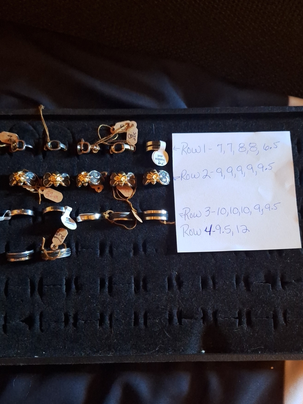 NWT Gold and Silver Tone Women's Ring Set